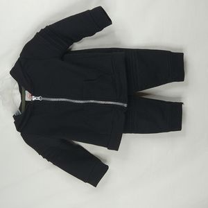 Wonder Nation Boy's Black Hoodie 2 Pc Set Size: 6-9M